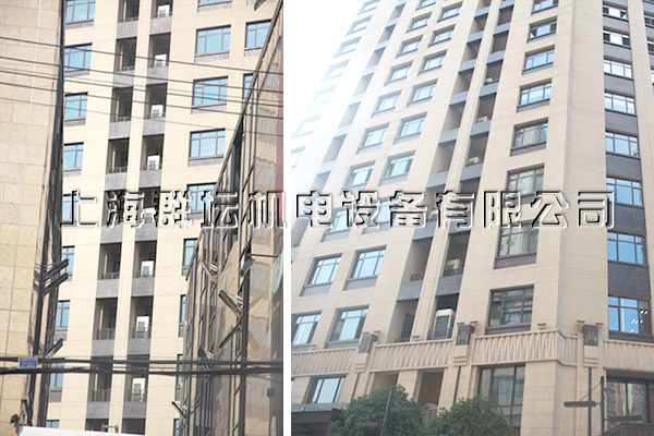 银亿滨江中心办公楼中央空调室外机安装效果图